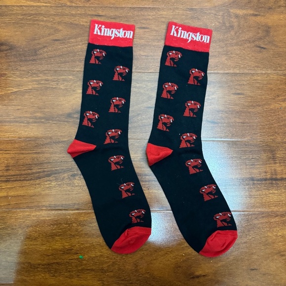Kingston Black Red Socks - Picture 1 of 3